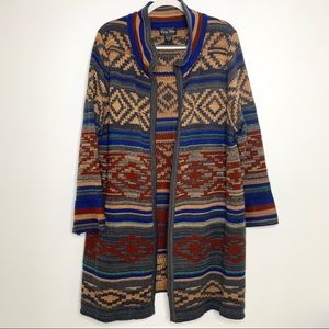 Easy Chic Boho Open Cardigan Sweater Duster Size 1X